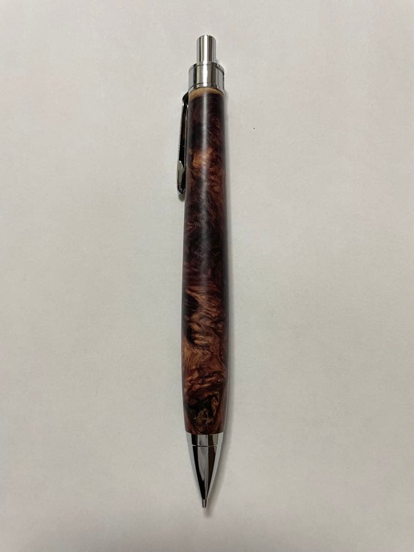 ペン工房翌檜　シャーペン　0.5mm 極上　ホンジュラスローズウッド瘤