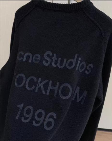 新品acne Studios ブラック セーター サイズM69