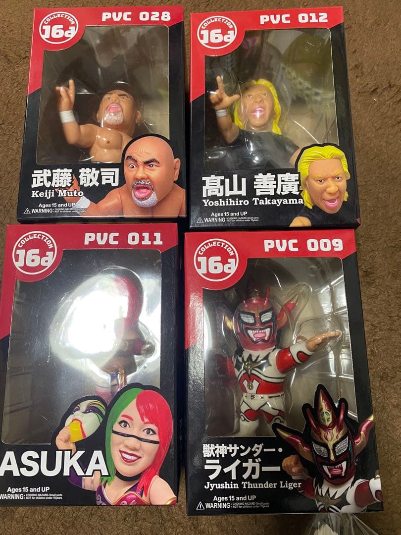 プロレスフィギュアセット PVC 028 012 011 009