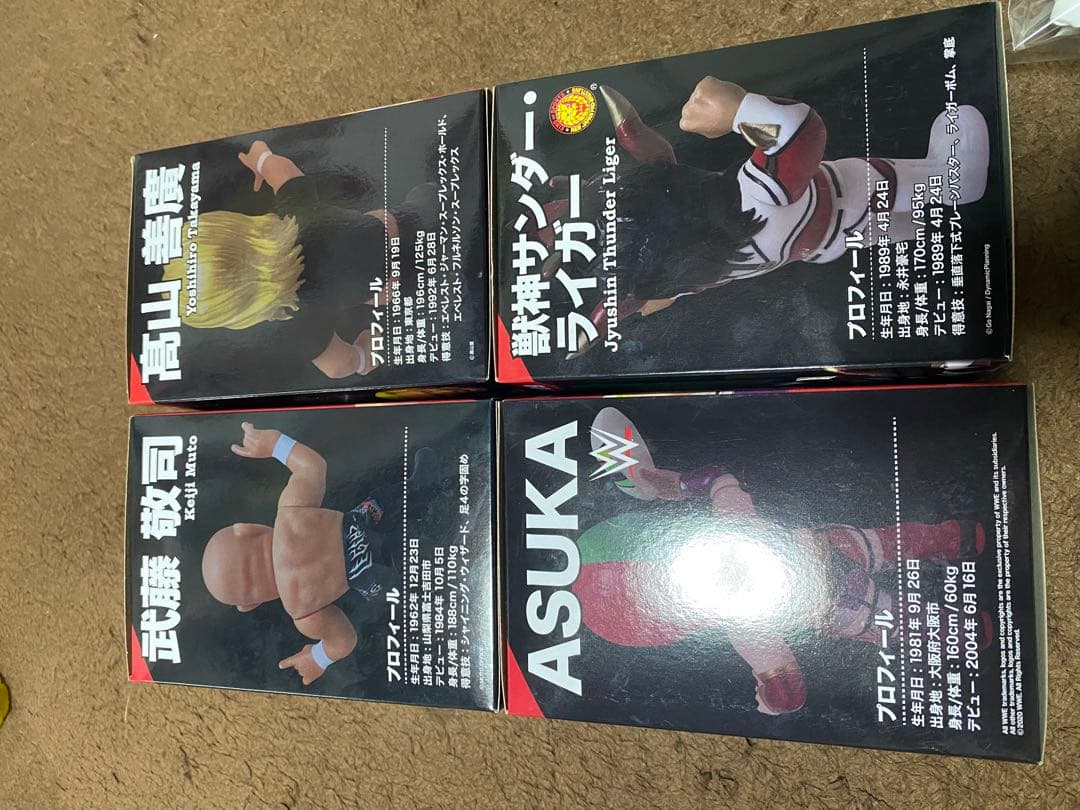 プロレスフィギュアセット PVC 028 012 011 009