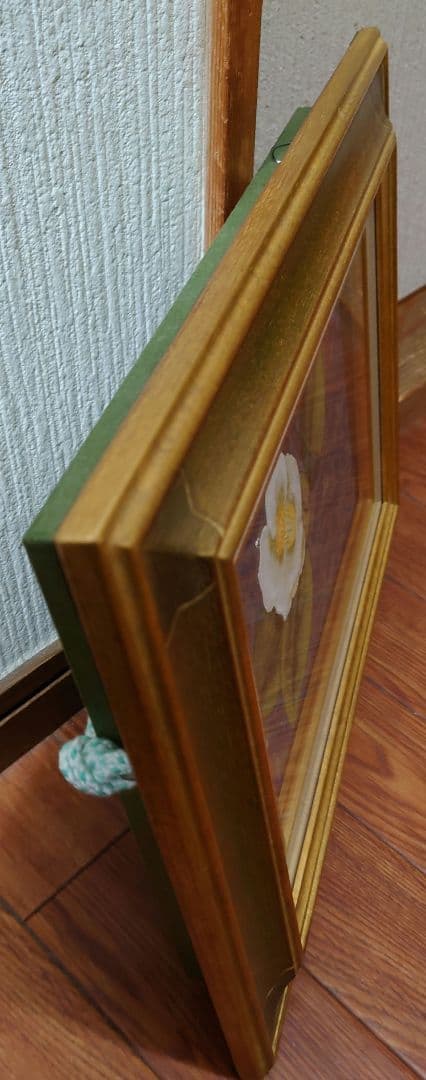 田中みどり 「白椿」真筆 油絵 絵画 SM 油彩