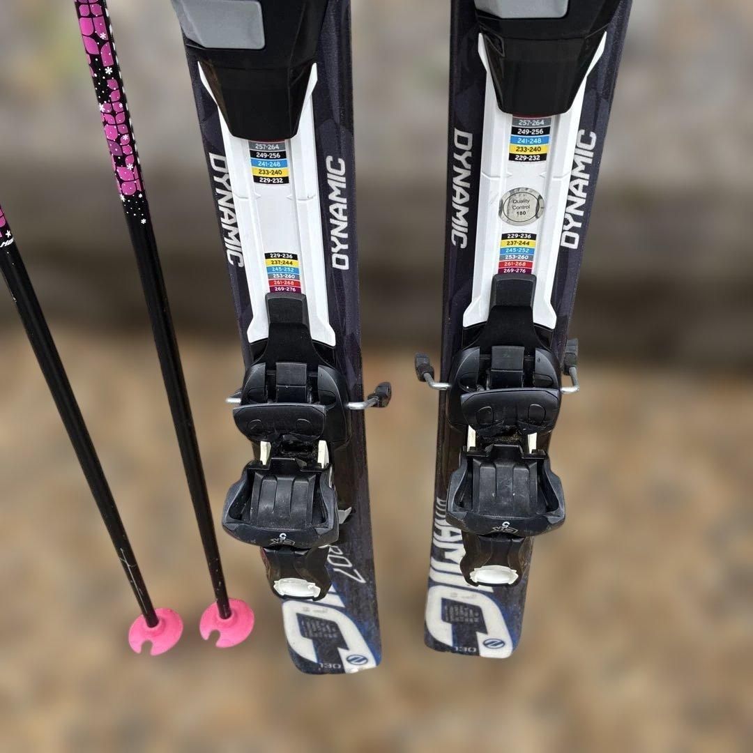 DYNAMIC スキー板　ストックおまけ
