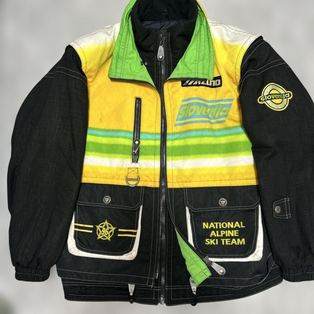 Mizuno スロベニア代表 ギミック スキーウェア 肉厚