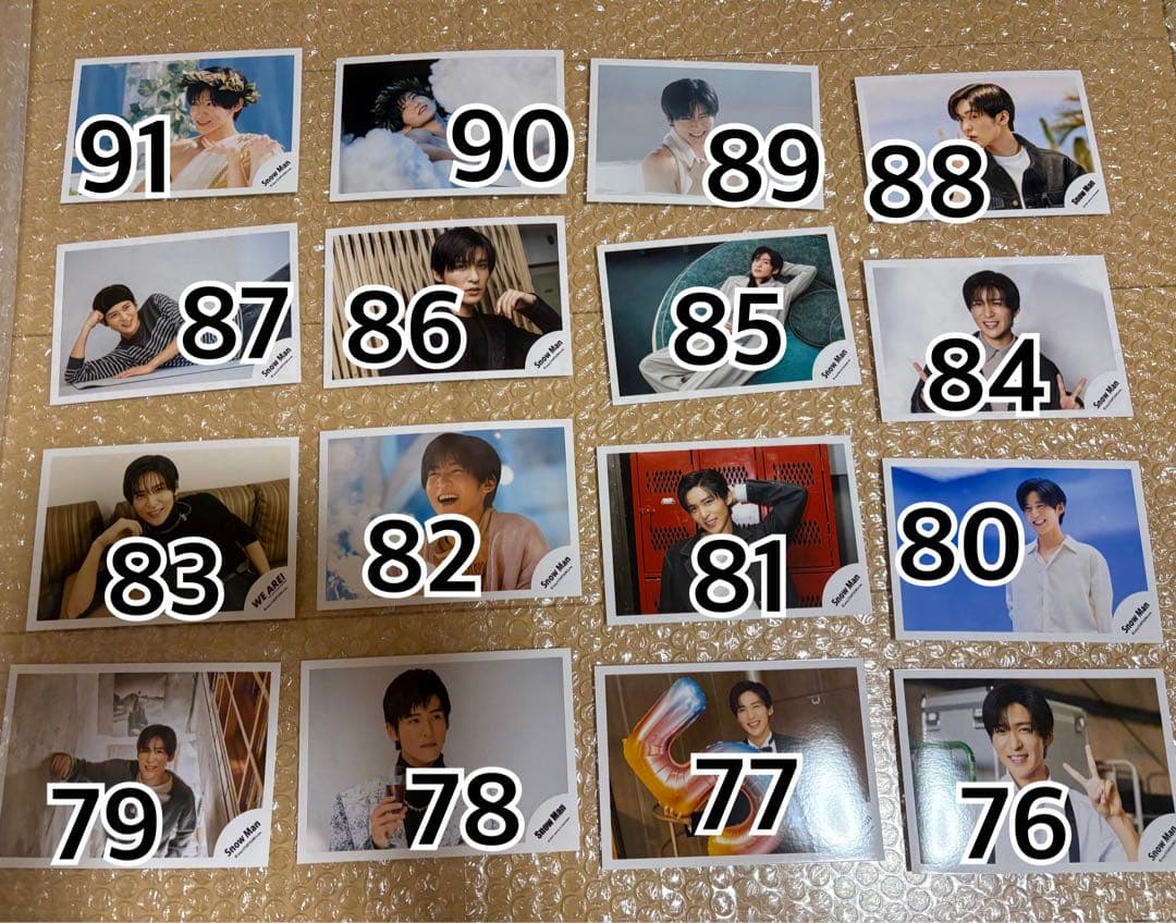 Man 目黒蓮　写真　132枚セット