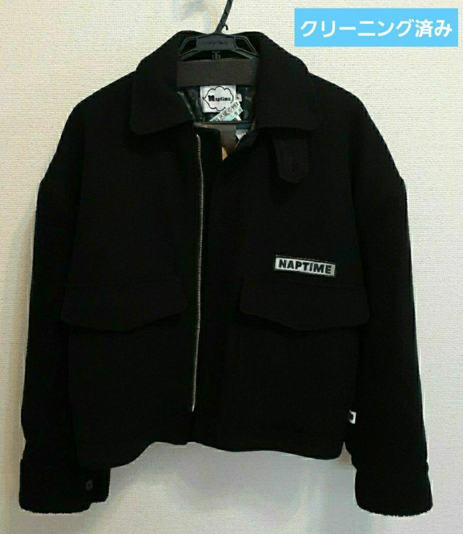 Naptime. Nissy 西島隆弘　ボアジャケット　ブラック Mサイズ