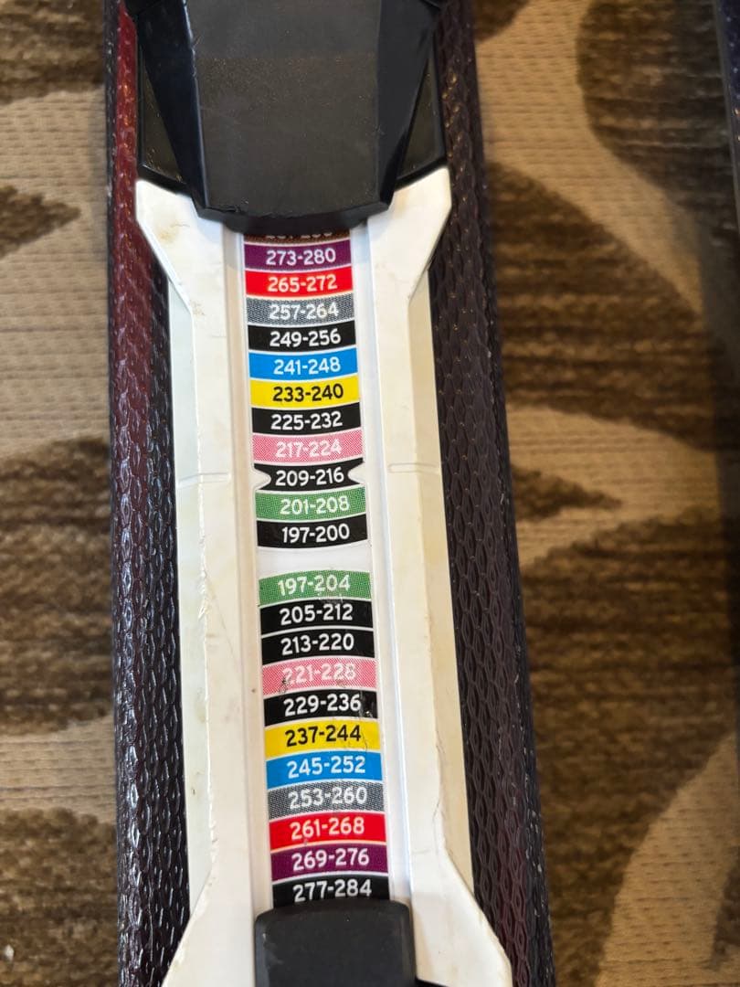 ジュニアスキー120cm/ストック96cm(ワックス済み）