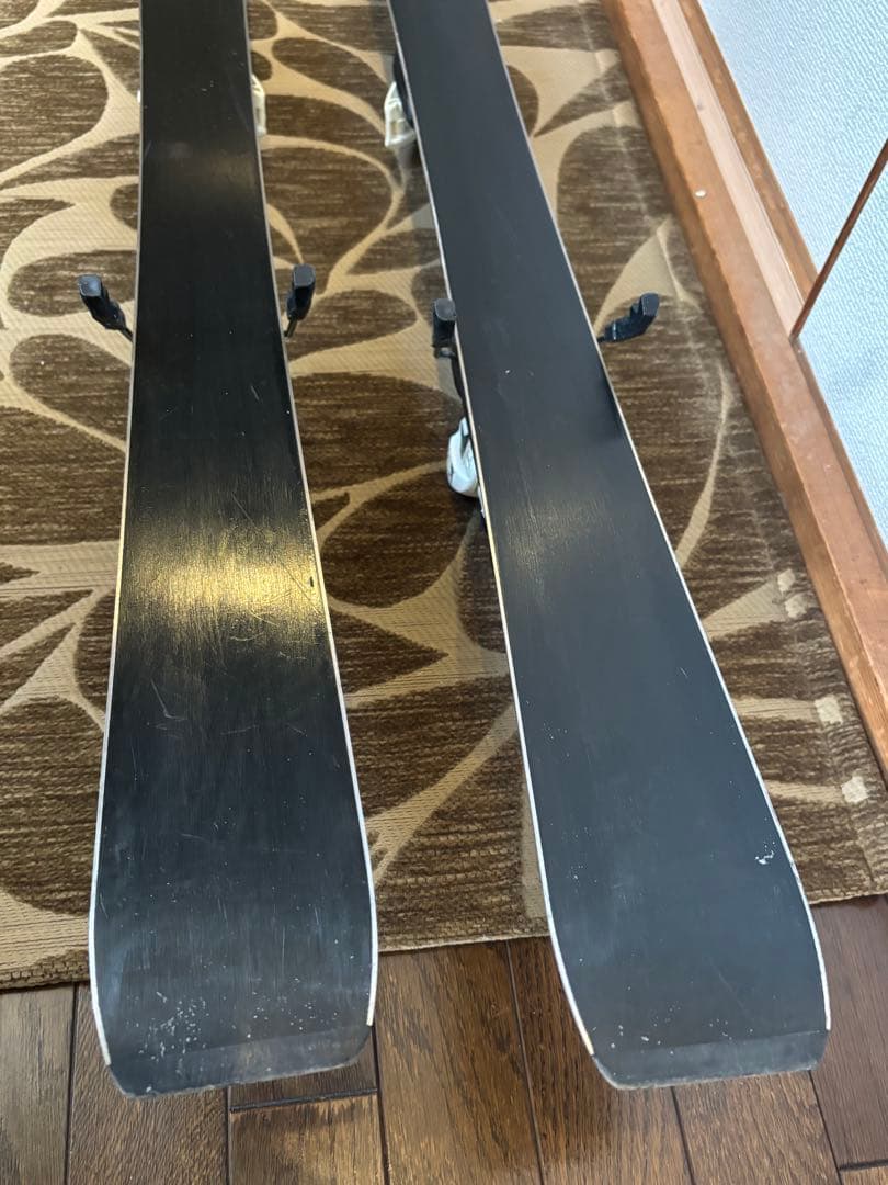 ジュニアスキー120cm/ストック96cm(ワックス済み）