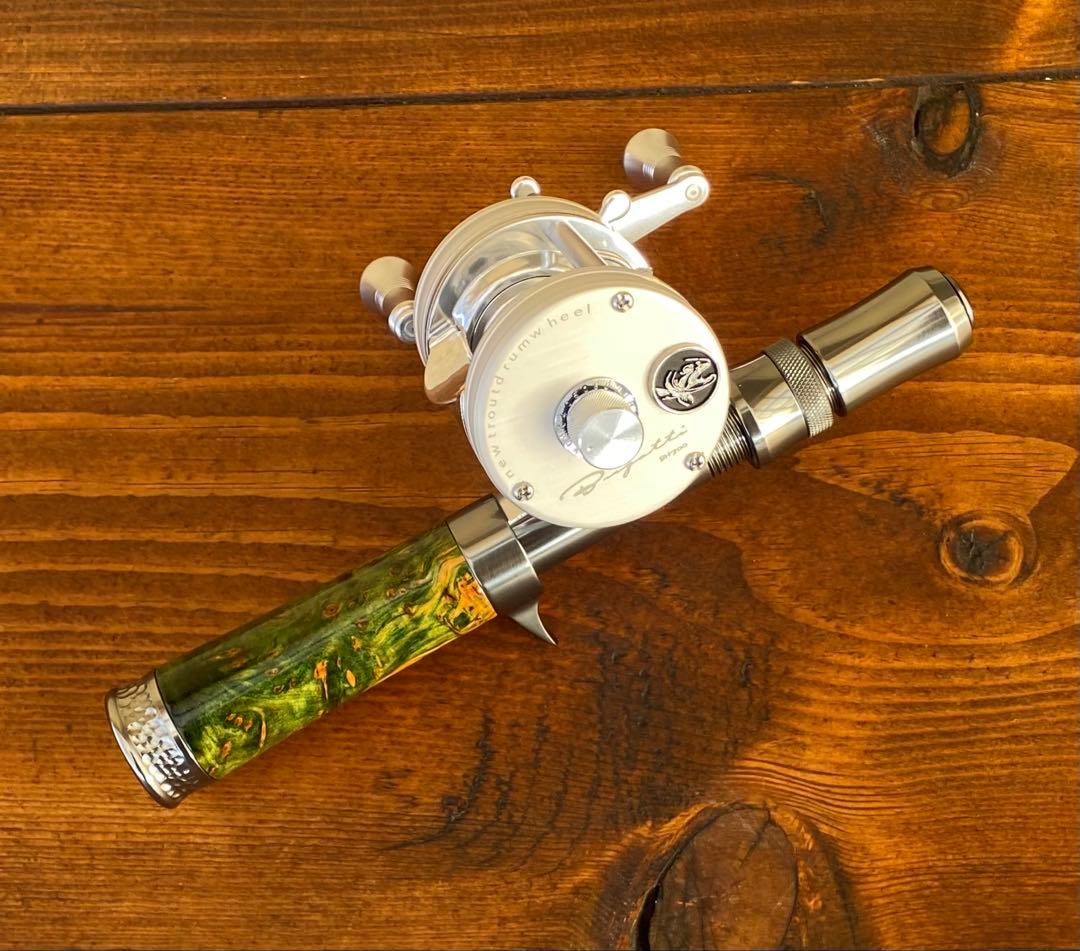 トラウトグリップ　インロッドフェルール　渓流　ベイトロッド　スタビライズドウッド