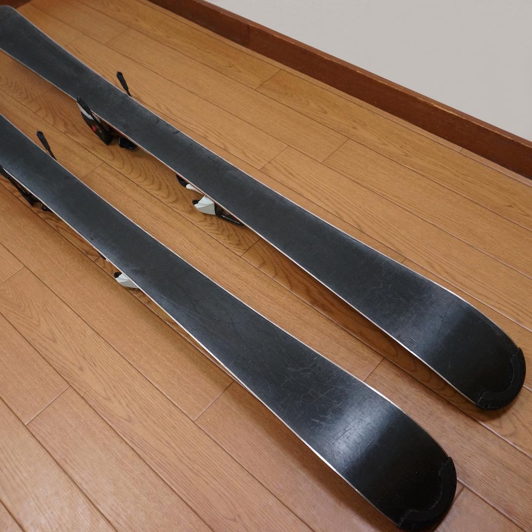 メンテ済 120cm 靴22.5cm ROSSIGNOL カービングスキーセット