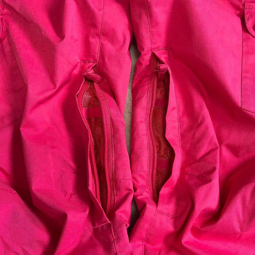 【美品✨】ROXY　スノボウェア　上下セット　L　M 総柄　ロゴ　ピンク