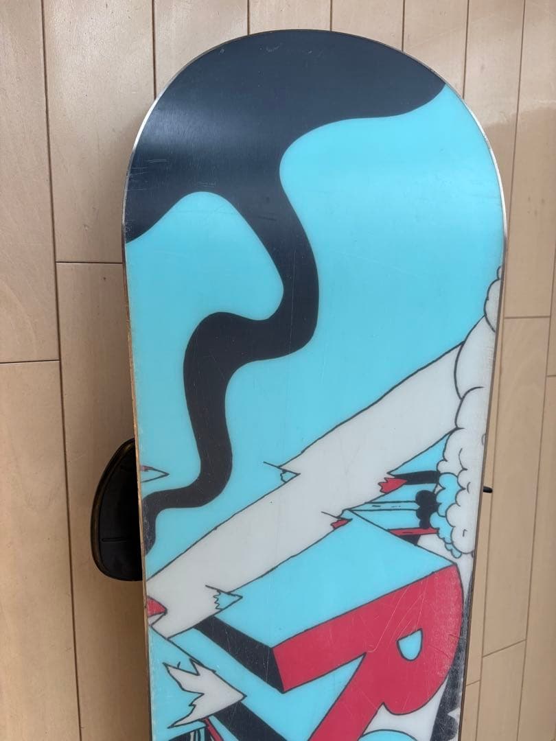 ロシニョール　スノーボード板110cm ビンディングサロモン2点セット