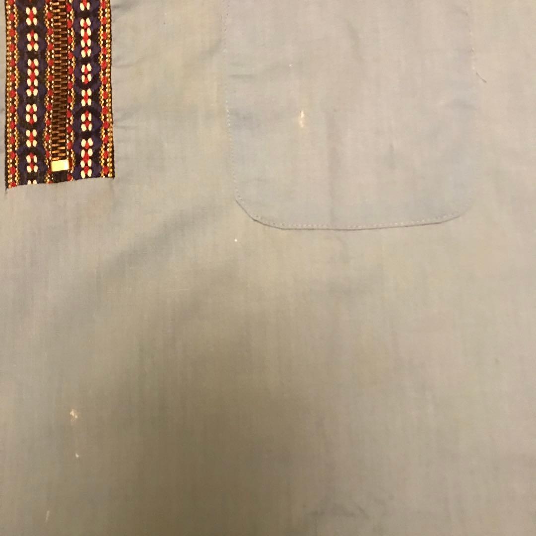 キングルイ　ビンテージ ボーリングシャツ　　刺繍　ハーフジップ　70s