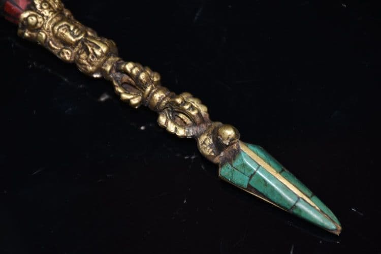 密教法器 空行母法器 降金剛尖 金剛杵 鎮宅辟邪 開運風水 招財 置物 工芸品