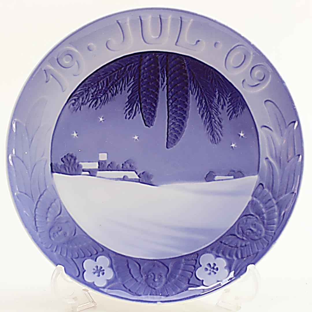 1909年 「デンマークの冬景色」 イヤープレート ロイヤルコペンハーゲン