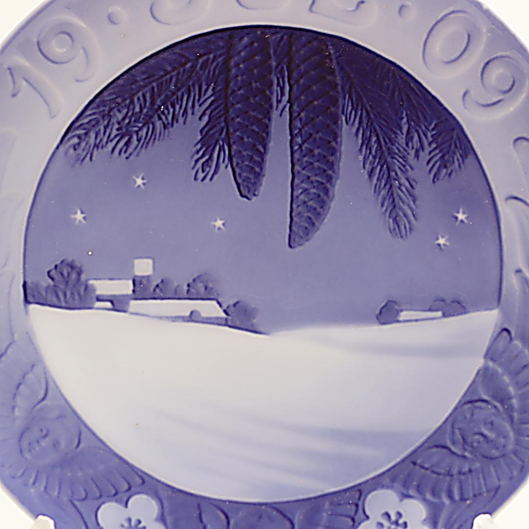 1909年 「デンマークの冬景色」 イヤープレート ロイヤルコペンハーゲン