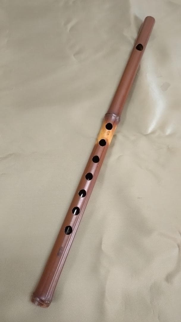 煤竹　真竹笛　古典調６本調子　篠笛