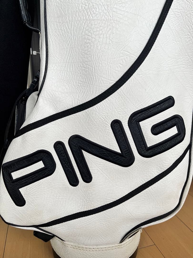 激レア！超美品！PING ピン　ヴィンテージ　キャディバッグ　レザー　激シブ希少