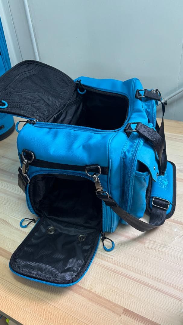 【最終価格】HONMAゴルフ キャディバッグ ９型　ボストンバックセット　ブルー