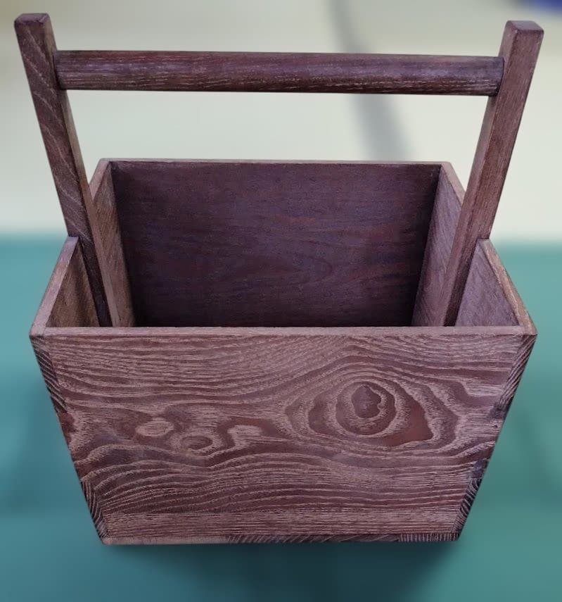 茶道具　炭取り箱　箱炭斗　炭入れ