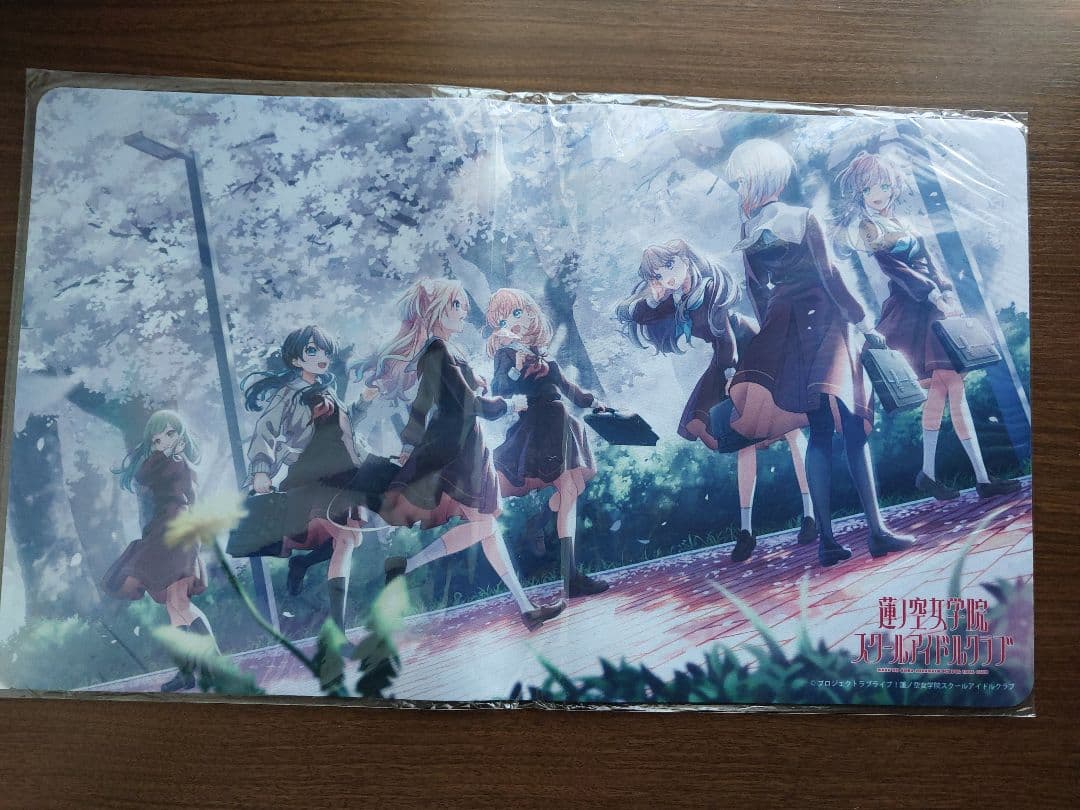 蓮ノ空　カードイラスト　ゲーマーズ特典　デスクマット