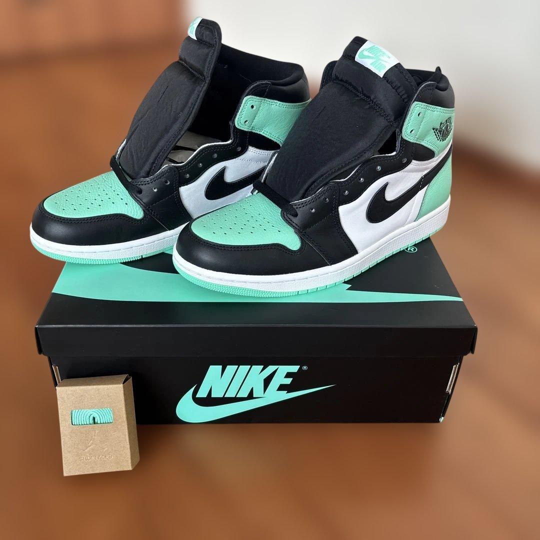 NIKE Air Jordan 1 ブラック/ミント