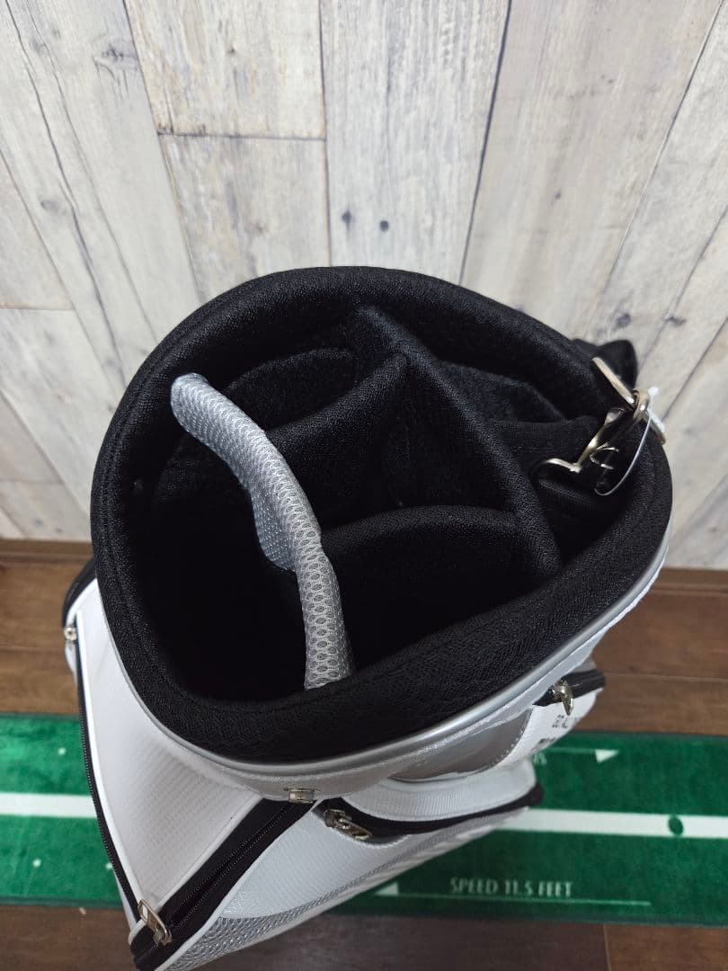 【未使用品】TIGORA ゴルフキャディバッグ ホワイト