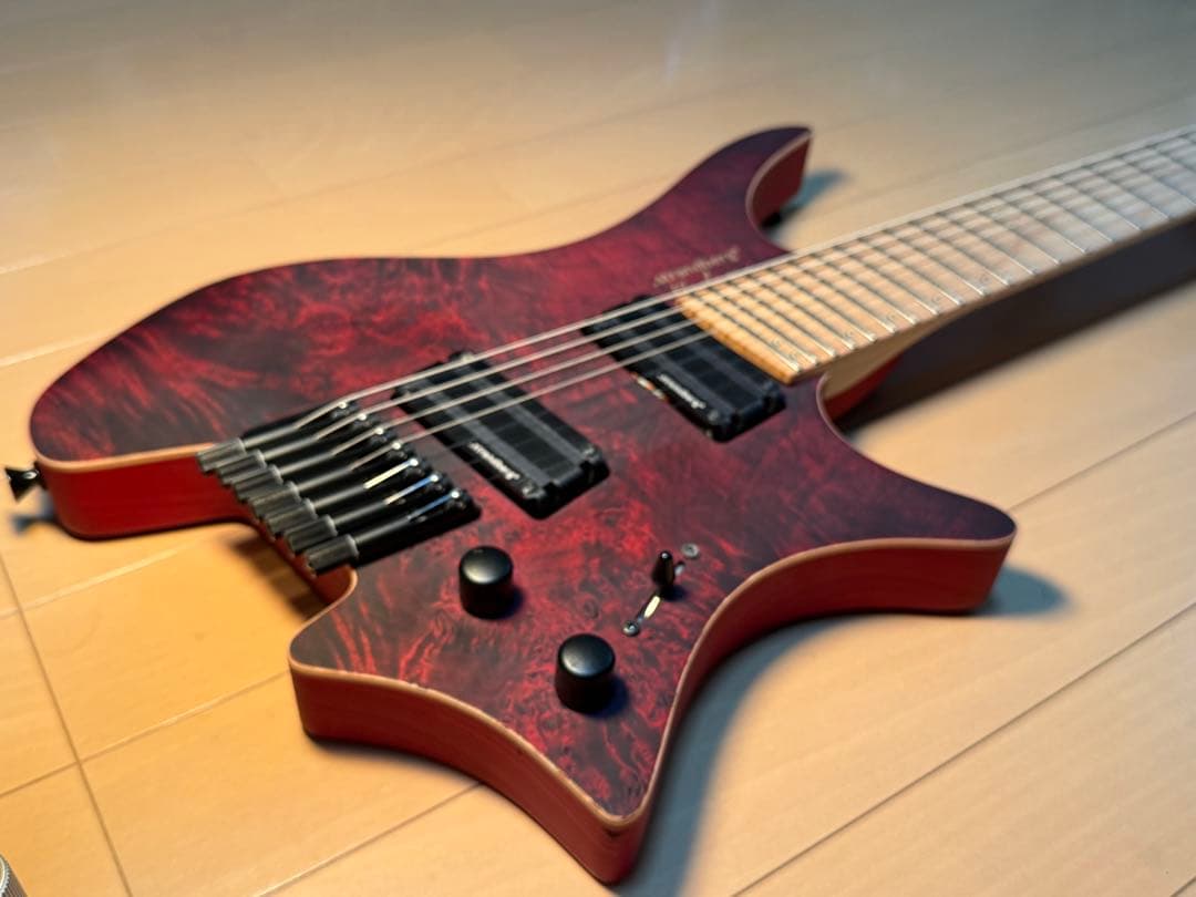 ギター Strandberg J7 Standard Poplar Burl Top