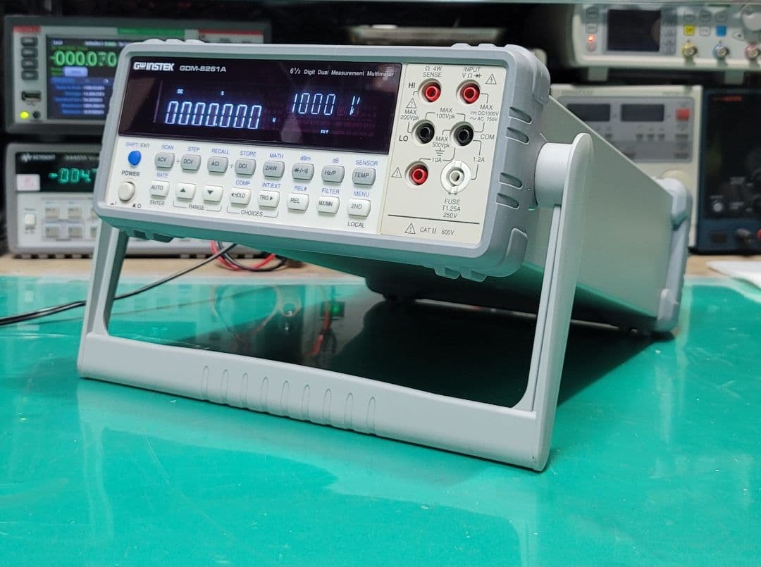 希少 GWINSTEK 6.5桁 デュアル ディスプレイマルチメーター 動作良好