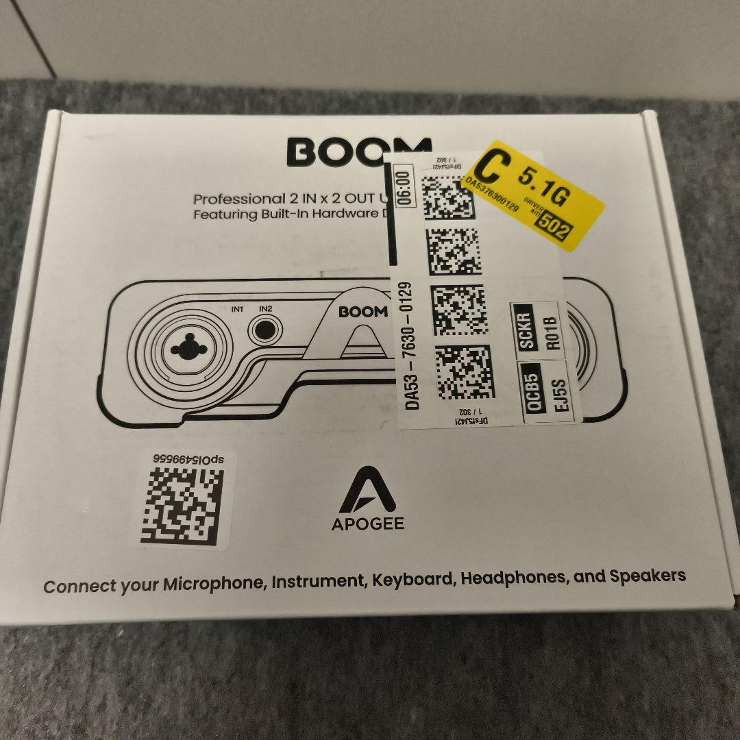 APOGEE BOOM USBオーディオインターフェイス
