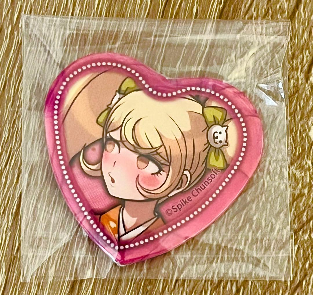 ダンガンロンパ テレ顔ハート缶バッジ 西園寺日寄子