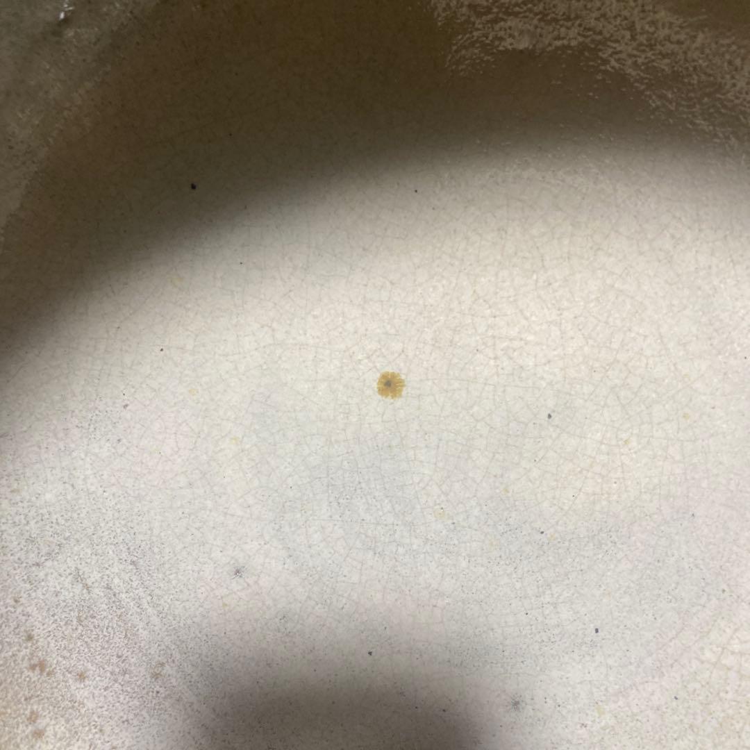 茶道具　萩釉窯変　大茶盌　赤膚焼　大塩正人造　（約）高さ20cmx口径29cm