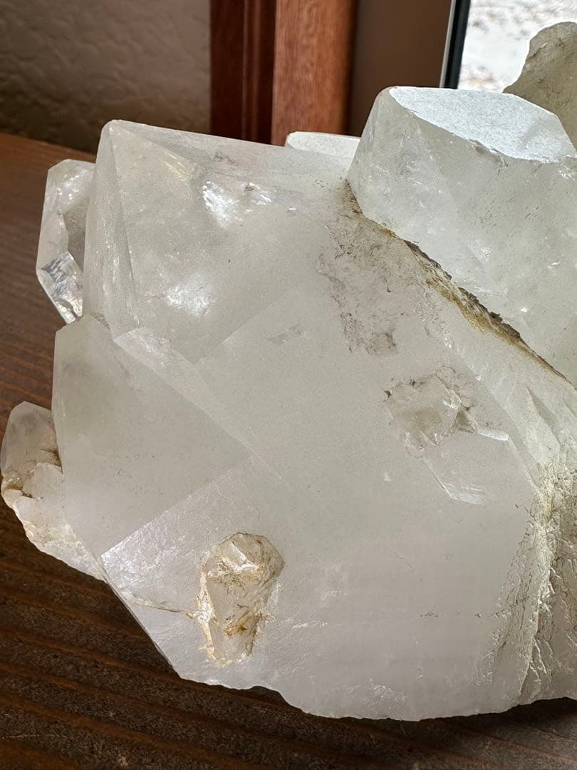 【水晶クラスター】1.2キロの迫力のクリスタル！浄化　魔除け　御守り