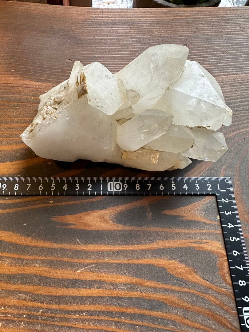 【水晶クラスター】1.2キロの迫力のクリスタル！浄化　魔除け　御守り