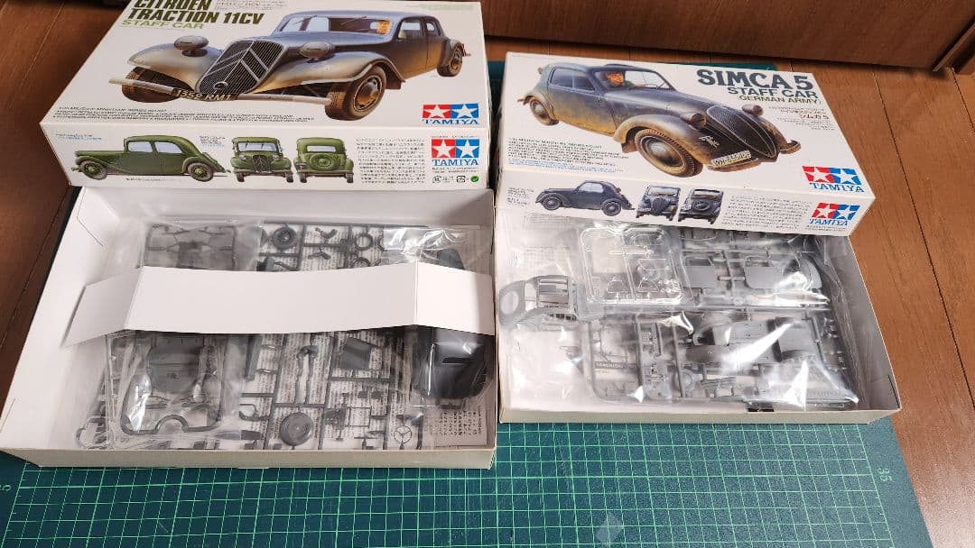 タミヤ 1/35 ドイツ軍IV号車、歩兵、ソフトスキン等 10点