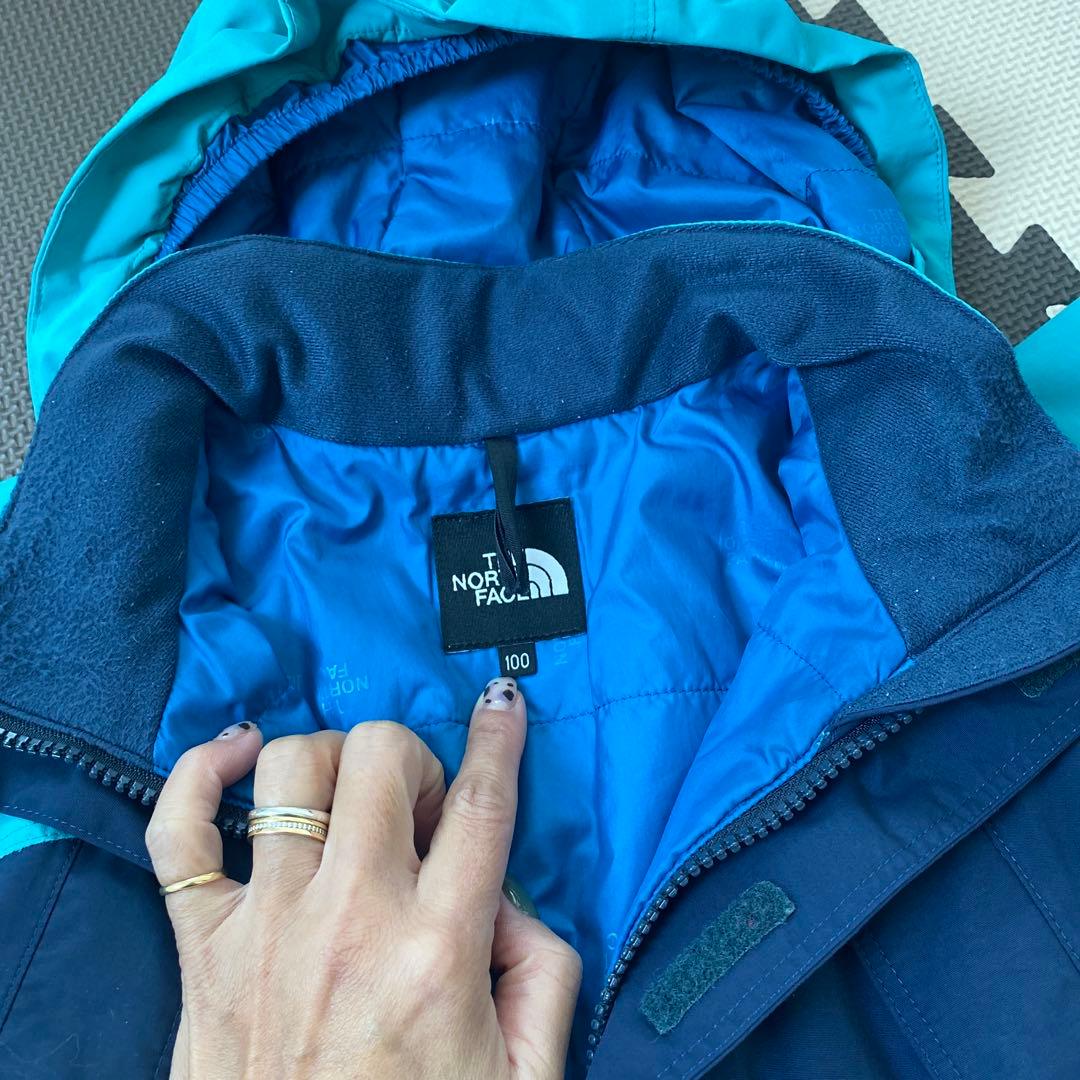 THE NORTH FACE スキーウェア ジャンプスーツ つなぎネイビー100