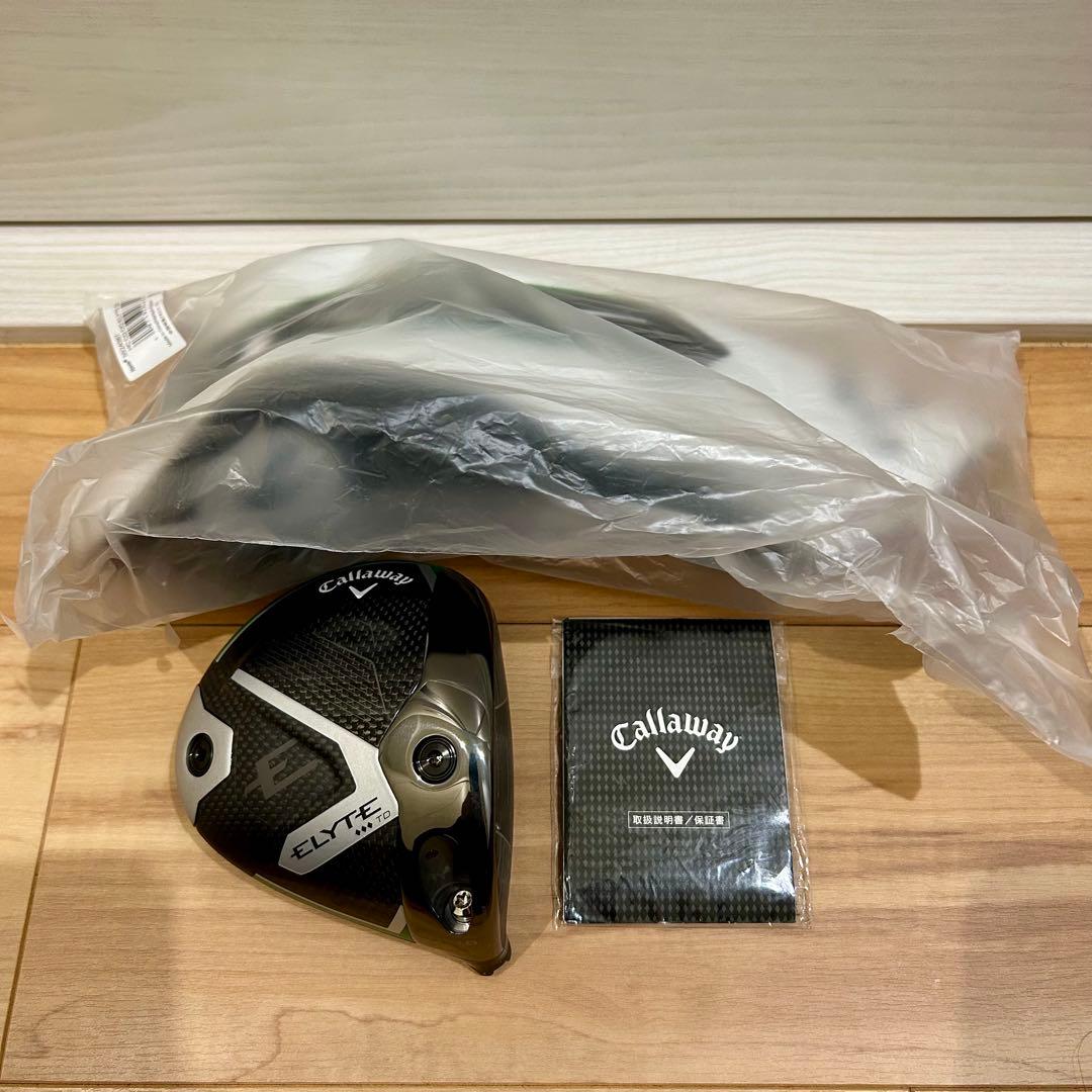 新品同様・購入時保証書付 キャロウェイ エリート トリプルダイヤモンドTD 9°