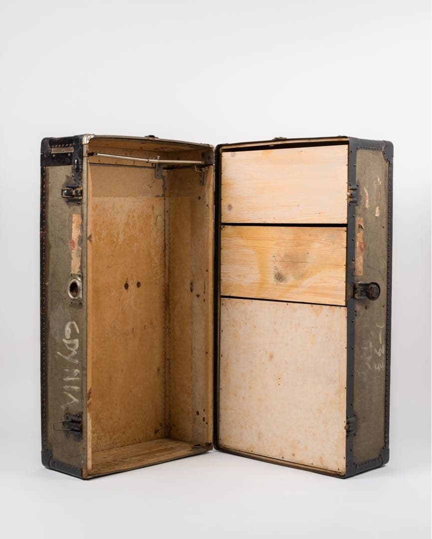 40’s フレンチヴィンテージ ウッドトランク ヴィンテージ家具