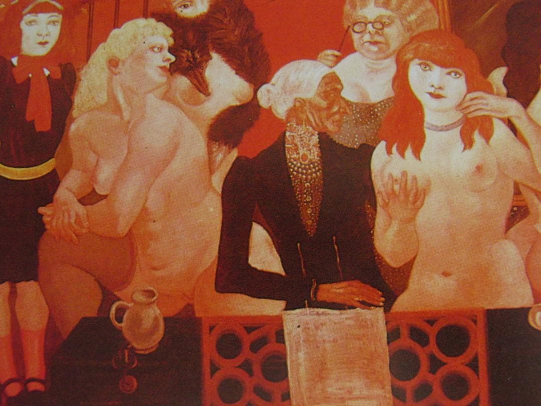 藤田嗣治、【Le Salon a Montparnasse】