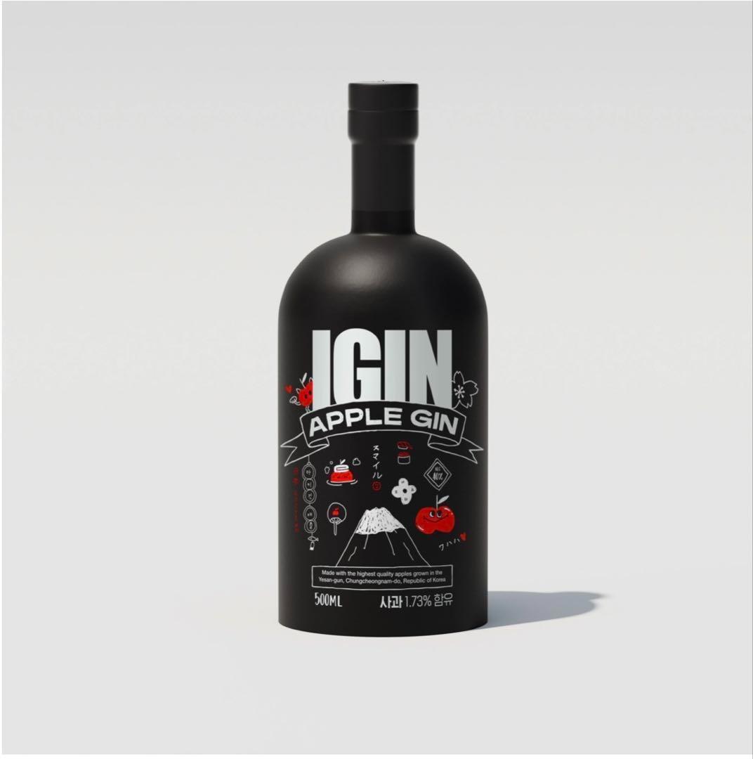 ジン IGIN POPUP APPLE GIN ３点セット
