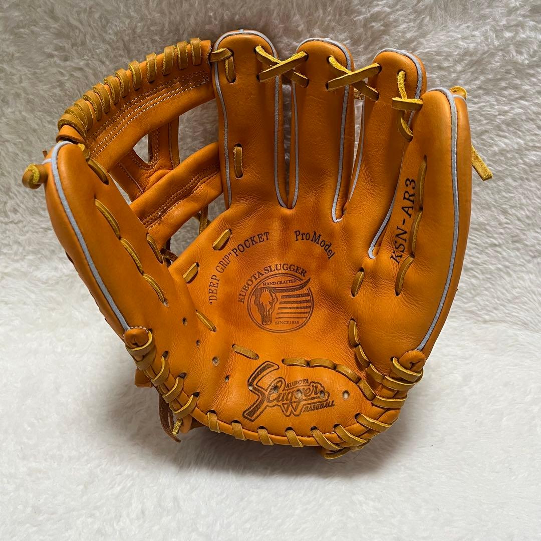 箱・グラブ袋付き 久保田スラッガー　軟式用内野グラブ KSN-AR3