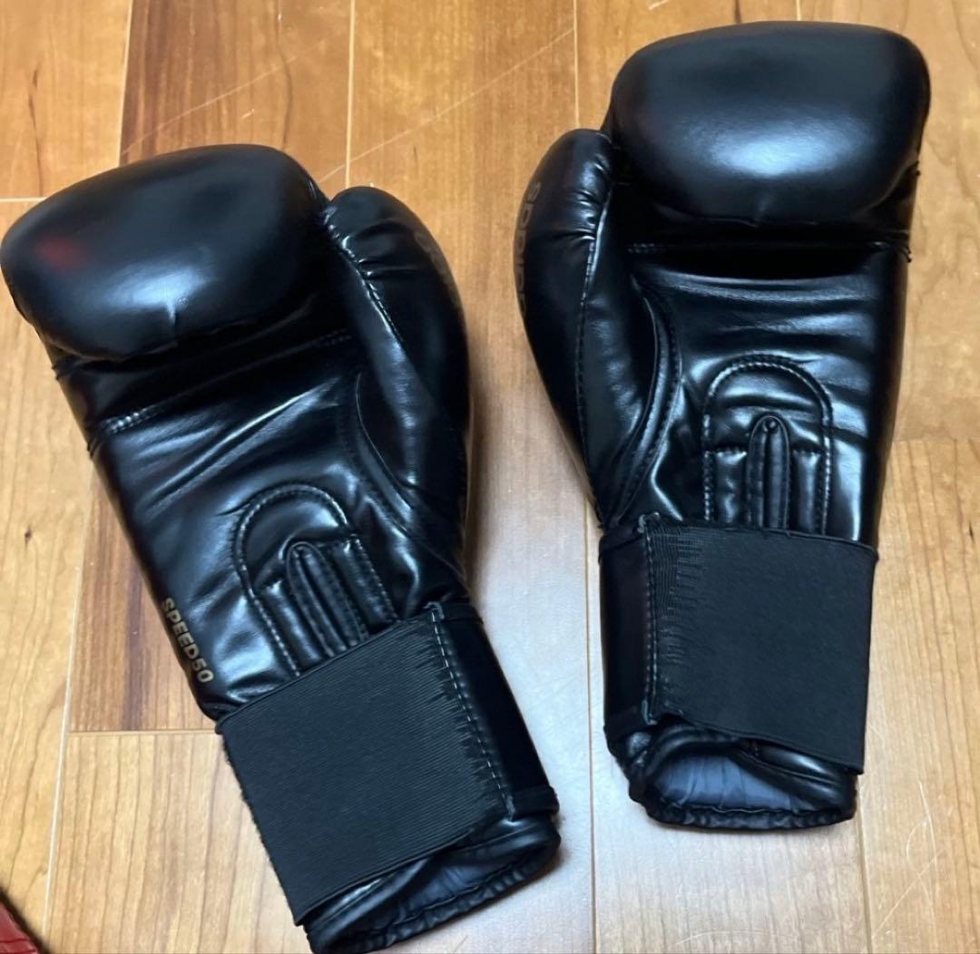 GronG キックミット & adidas ボクシンググローブ セット