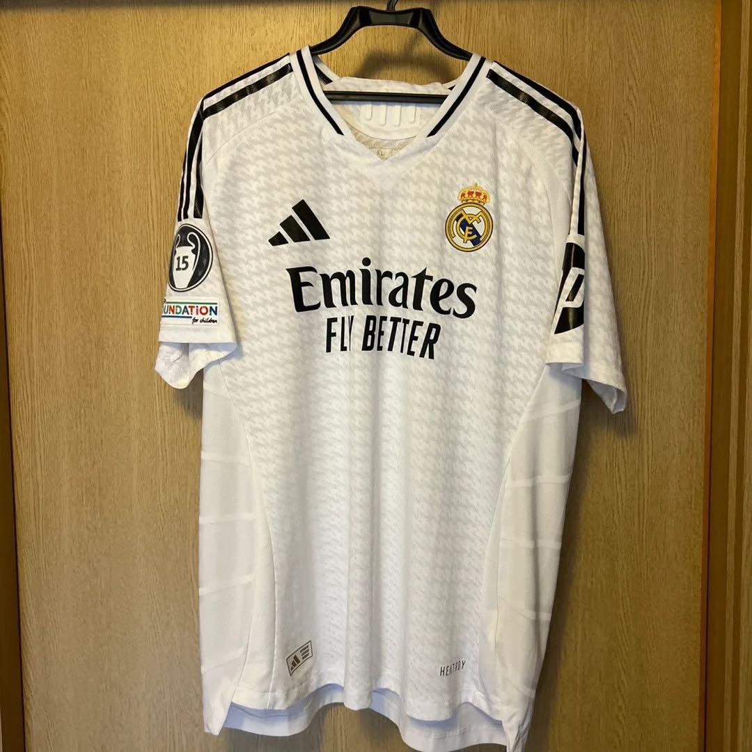 【公式】レアルマドリード オーセンティック ユニフォーム ベリンガム 5番 XL