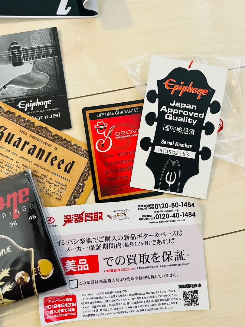 ギター Tom DeLonge ES-333 Epiphone Blink 182