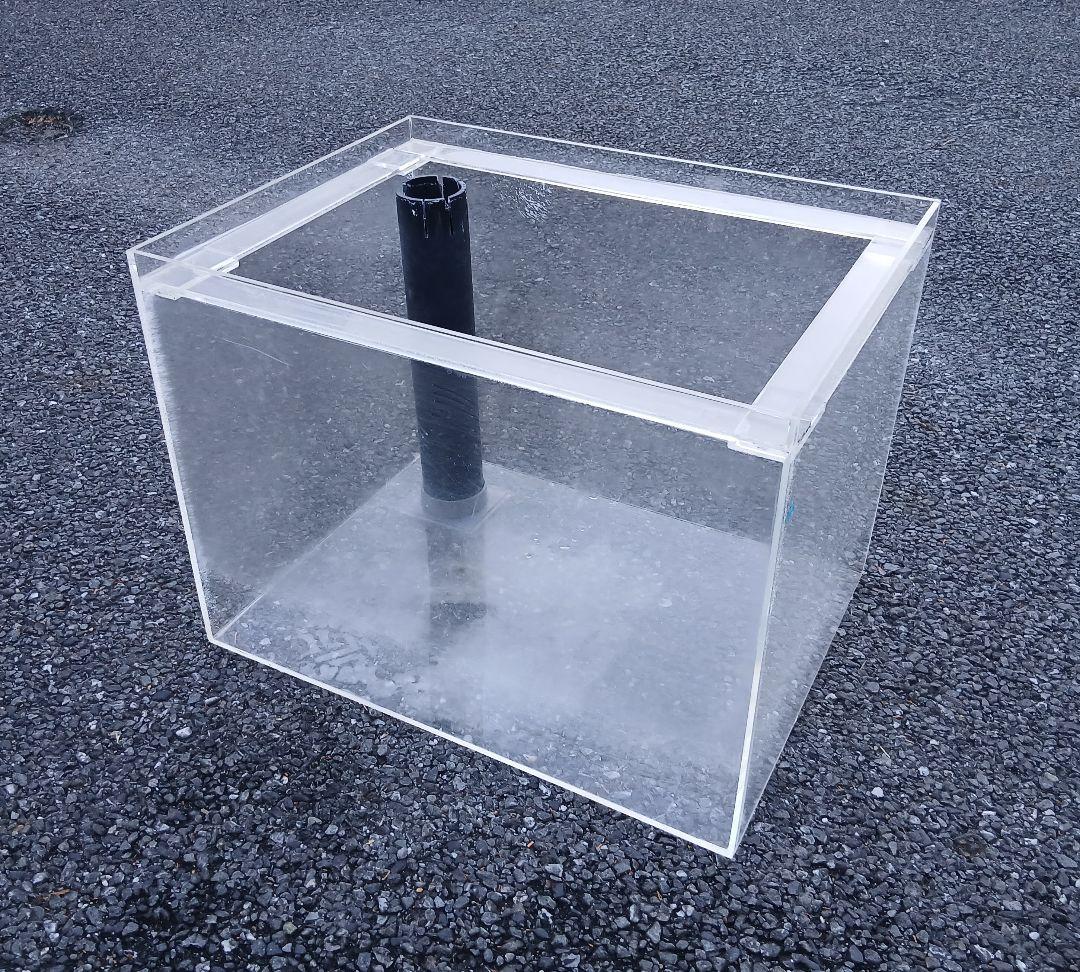 アクリル水槽 オーバーフロー水槽 600×450×450 ※水漏れなし