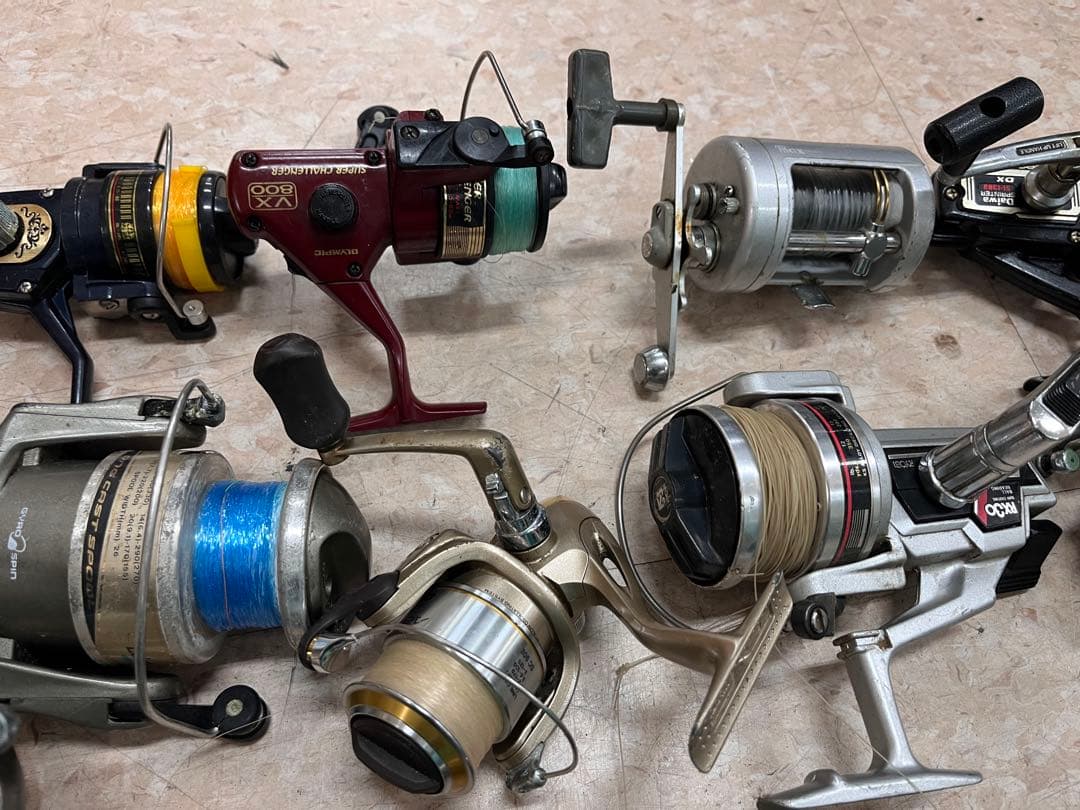 27個ジャンクリール　SHIMANO DAIWA などまとめ売り