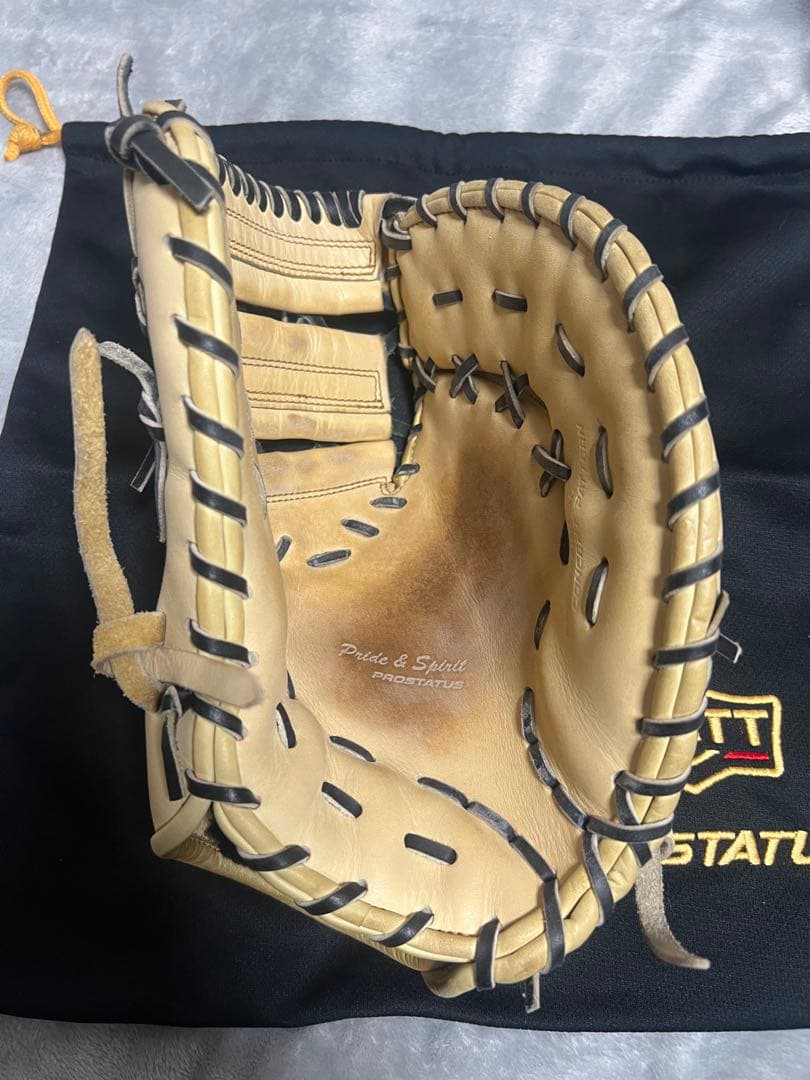 ZETTプロステイタス硬式グラブファーストミット