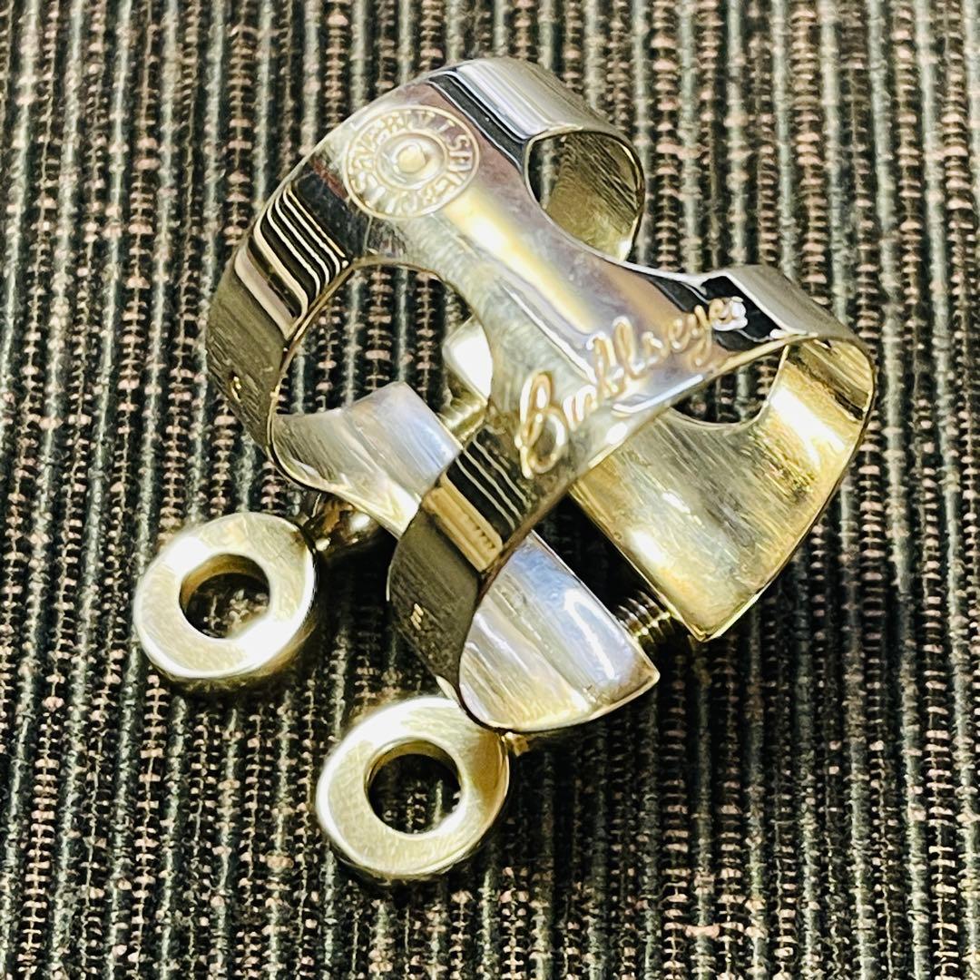 クラリネットリガチャー ブルズアイ ブルズEXスターリングシルバー 総銀製