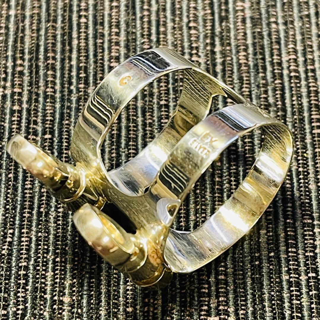 クラリネットリガチャー ブルズアイ ブルズEXスターリングシルバー 総銀製