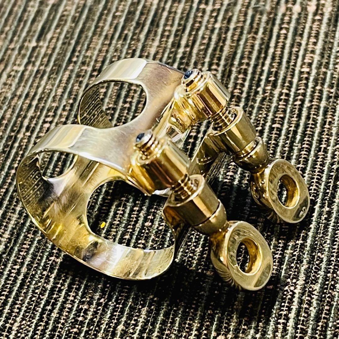 クラリネットリガチャー ブルズアイ ブルズEXスターリングシルバー 総銀製