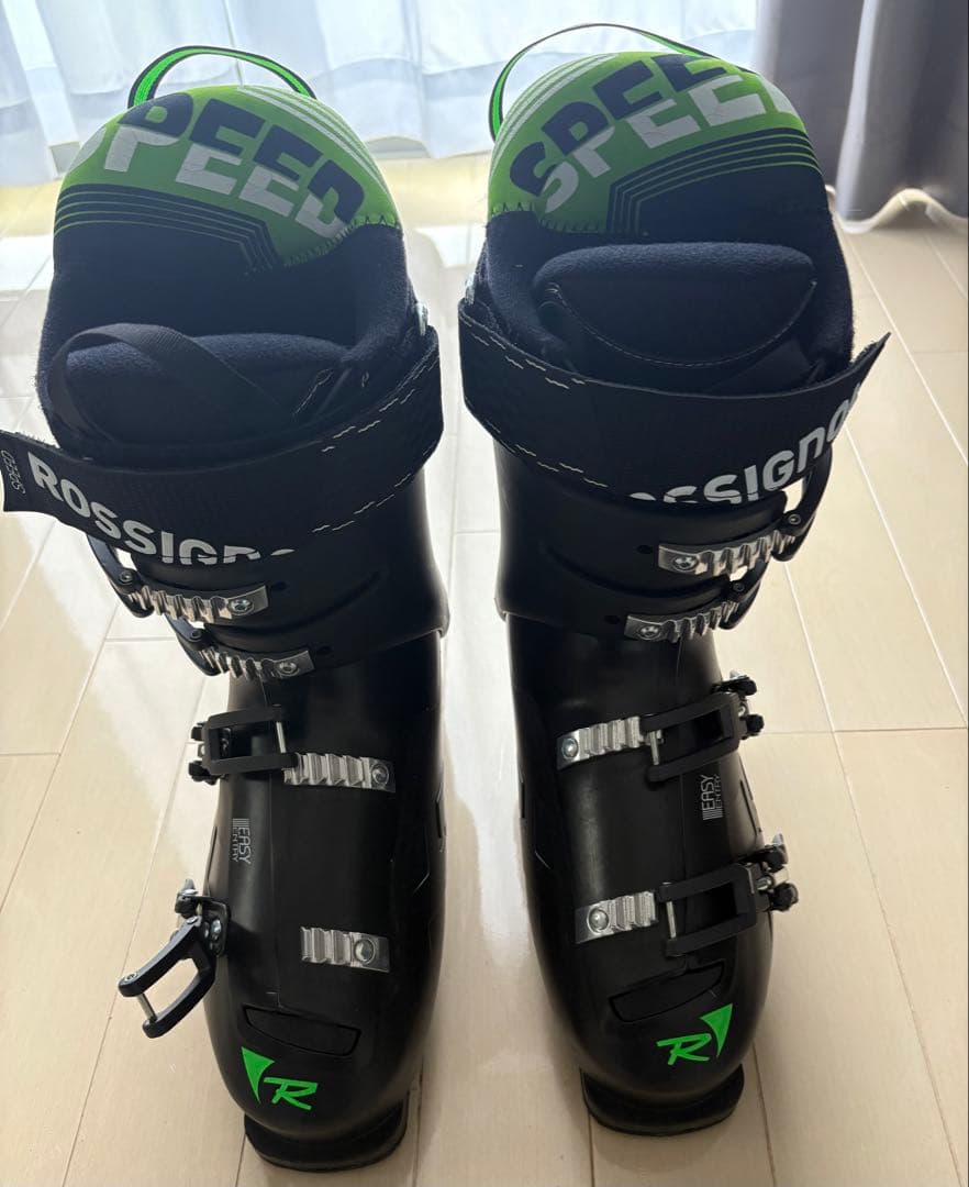 【あき様】ROSSIGNOL スキー ブーツ ブラック/グリーン